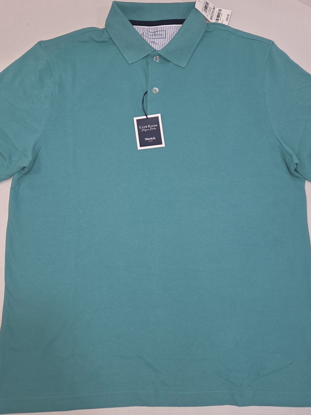 Club Room Teal Green Men's Polo Shirt